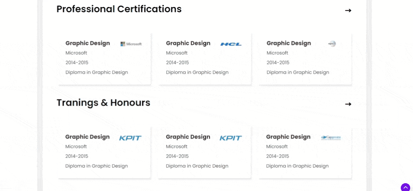 Online CV Design 1
